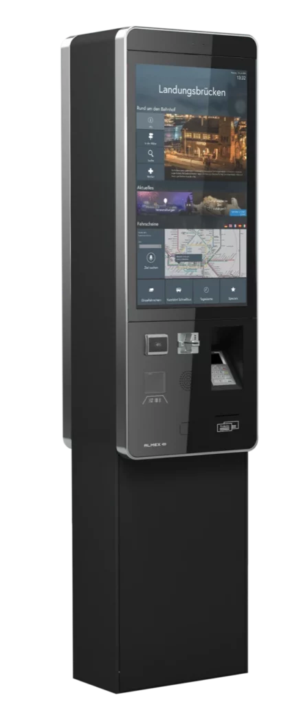 ALMEX cashless – der bargeldlose Fahrscheinautomat für stationäres Ticketing.